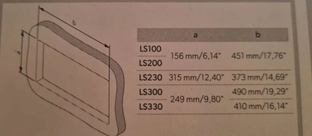 Вентиляционная решетка для газовых холодильников LS100